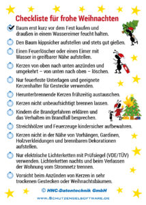 Arbeitsschutz-Ameisencomic | Checkliste für frohe Weihnachten