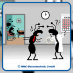 HNC-Datentechnik | Ameisen-Comics zum Arbeitsschutz | Motiv Vorsorgeplanung