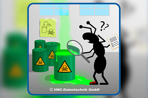 HNC-Datentechnik | Ameisen-Comics zum Arbeitsschutz | Motiv Audit