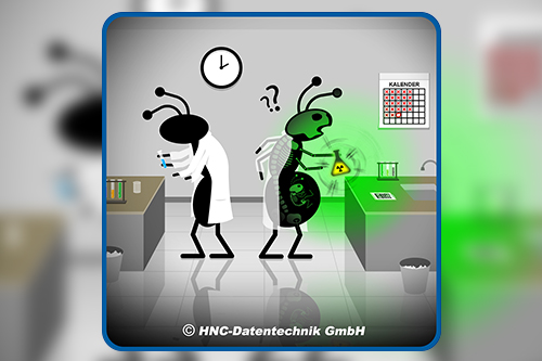 HNC-Datentechnik | Ameisen-Comics zum Arbeitsschutz | Motiv Mutterschutz